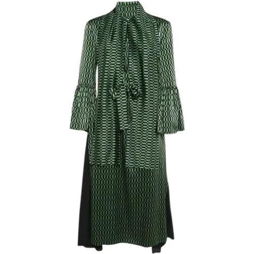 Pre-owned Silk dresses , female, Sizes: S - Fendi Vintage - Modalova