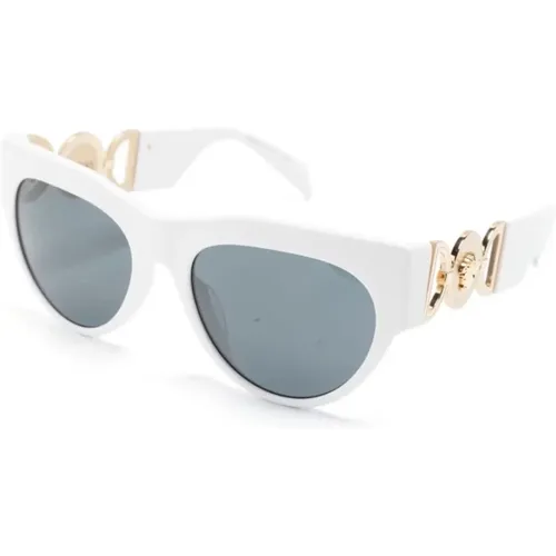 Klassische Sonnenbrille für stilvolle Looks , Damen, Größe: 56 MM - Versace - Modalova