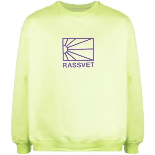 Sweatshirt with Front Logo , male, Sizes: L - Rassvet - Modalova