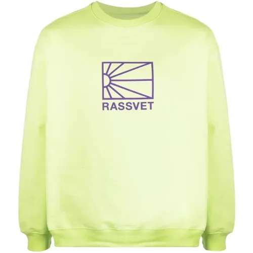 Sweatshirt with Front Logo , male, Sizes: L, M - Rassvet - Modalova