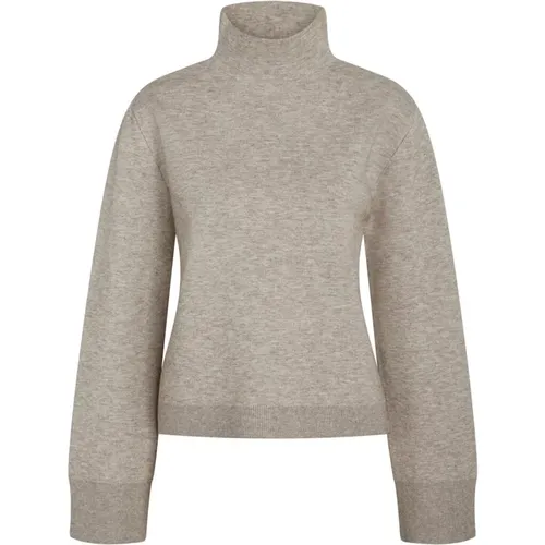 Soft Knit Sweater Simonabbada Melange , female, Sizes: S, XL, XS, L, M - Bruuns Bazaar - Modalova