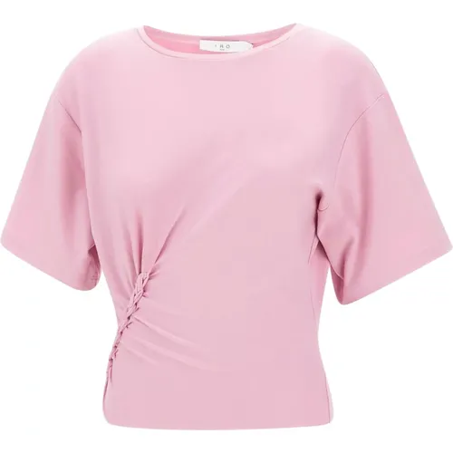 Rosa T-Shirts und Polos , Damen, Größe: M - IRO - Modalova