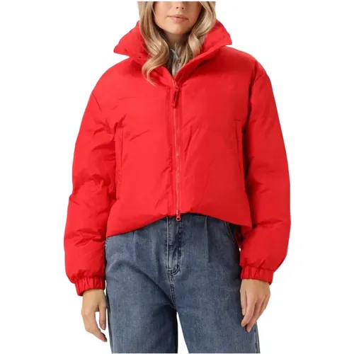 Rote Frosty Crop Purr Jacke - Co'Couture - Modalova