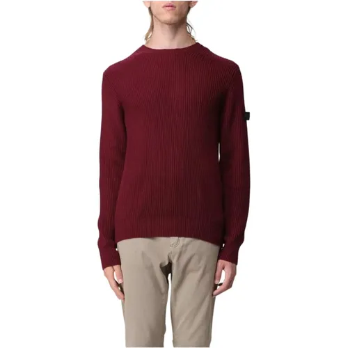Round-neck Knitwear, Classic Collection , male, Sizes: XL, S - Peuterey - Modalova