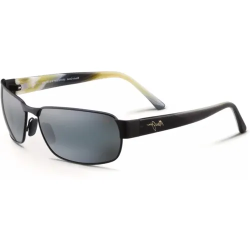 Stylish Black Coral Sunglasses , unisex, Sizes: ONE SIZE - Maui Jim - Modalova