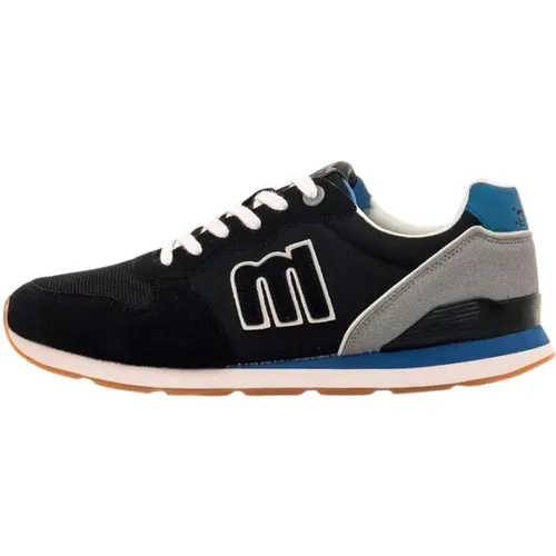 Schwarze Split Nitex Schuhe , Herren, Größe: 43 EU - mustang - Modalova