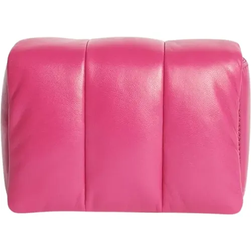 Fold-Down Clutch Bag , female, Sizes: ONE SIZE - Stand Studio - Modalova