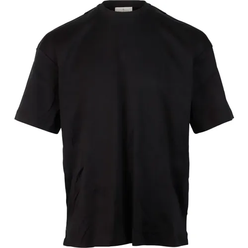 Interlock Supima Oversized T-Shirt , Herren, Größe: S - Valenza - Modalova