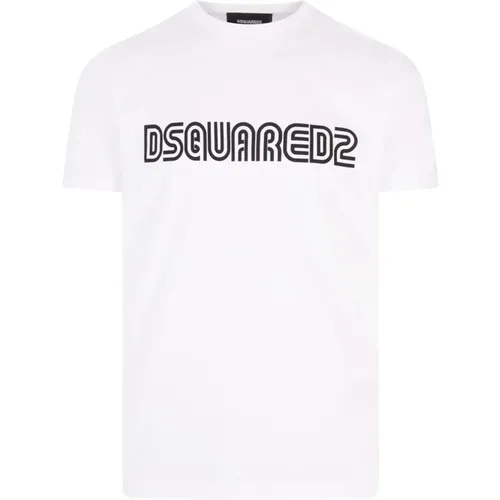 Cotton T-shirts and Polos for Men , male, Sizes: S, XL - Dsquared2 - Modalova