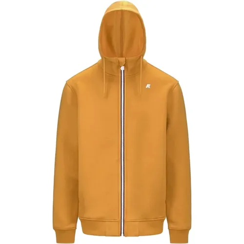 Stilvolle Polyester Elastan Jacke , Herren, Größe: S - K-way - Modalova