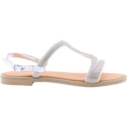 Stylish Flat Sandals for Women , female, Sizes: 3 UK, 6 UK - Scapa - Modalova