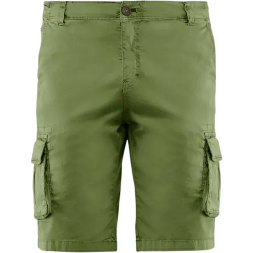 Cargo Shorts in Stretch Gabardine , male, Sizes: W28, W30, W33, W29, W31, W40, W38, W36 - BomBoogie - Modalova