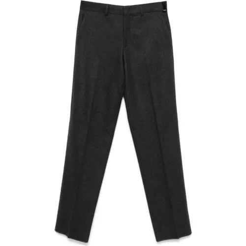 Dark Grey Tailored Trousers , male, Sizes: L, M, S - Fendi - Modalova