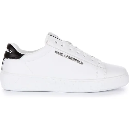 Silver Low Top Trainers Women , male, Sizes: 3 UK - Karl Lagerfeld - Modalova