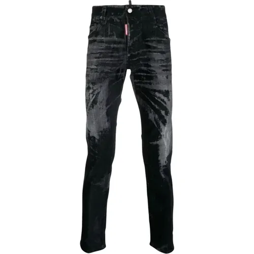 Slim-Fit Denim Jeans , male, Sizes: 2XL, XL, 3XL - Dsquared2 - Modalova