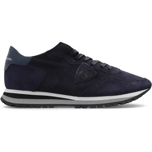 Blaue Trpx Low Top Sneakers , Herren, Größe: 41 EU - Philippe Model - Modalova