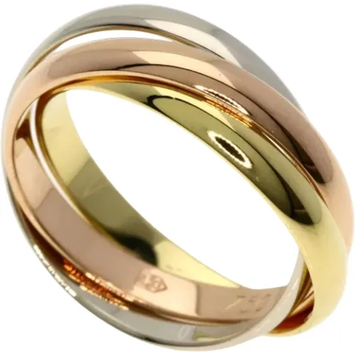 Pre-owned Gold rings , female, Sizes: ONE SIZE - Cartier Vintage - Modalova