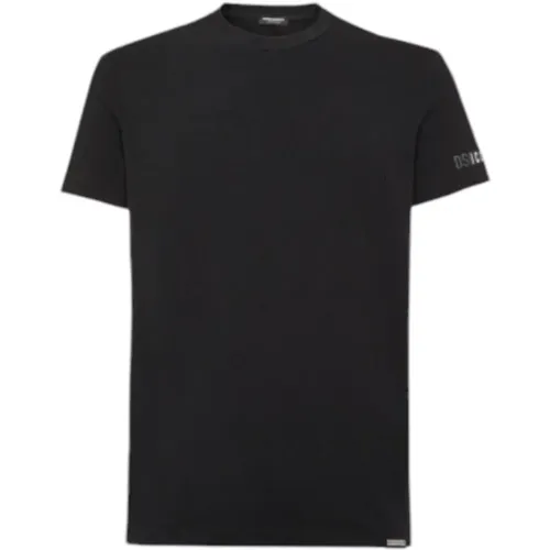 Baumwollmischung T-Shirt , Herren, Größe: M - Dsquared2 - Modalova