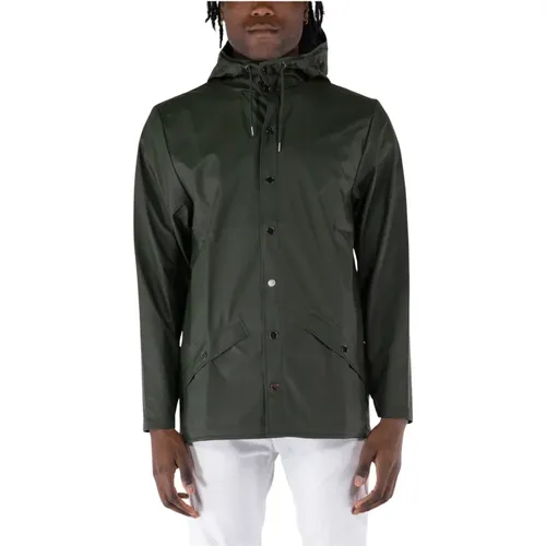 Waterproof Jacket , male, Sizes: S, M, XS - Rains - Modalova