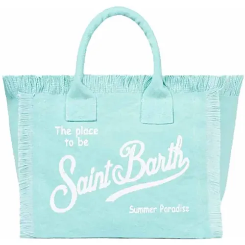 Strandtasche mit Logodruck - MC2 Saint Barth - Modalova