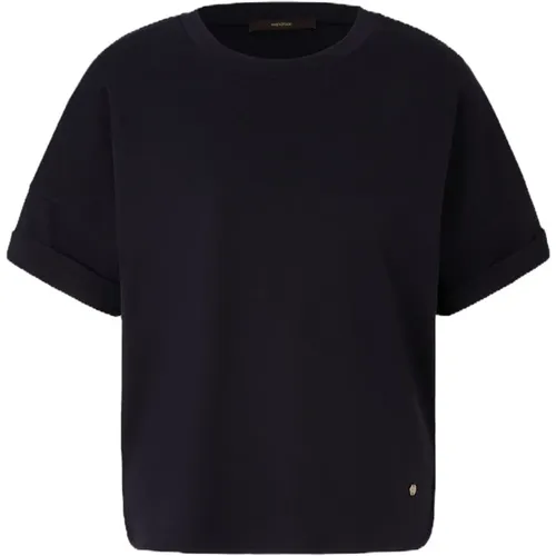 Cotton Interlock Halbarm-Shirt , Damen, Größe: M - Windsor - Modalova