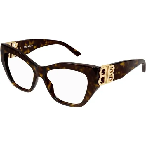 New Dynasty Eyeglasses with Square Cat-Eye Frames , unisex, Sizes: 53 MM - Balenciaga - Modalova