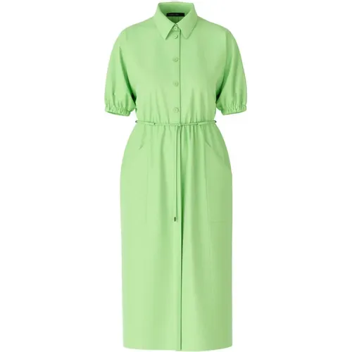 Grünes Midi-Kleid mit Kimono-Top , Damen, Größe: L - Marc Cain - Modalova