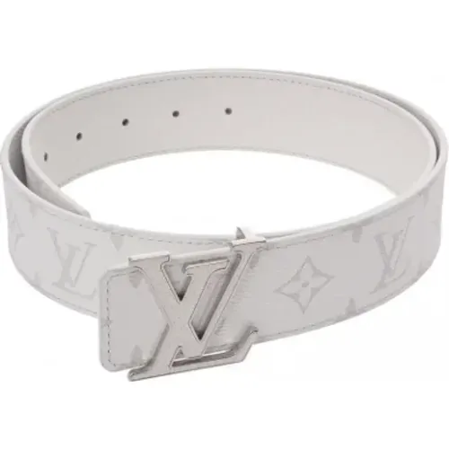 Pre-owned Canvas belts , male, Sizes: ONE SIZE - Louis Vuitton Vintage - Modalova