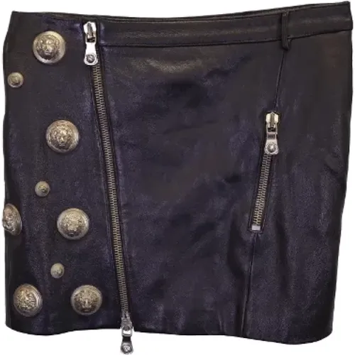 Pre-owned Leather bottoms , female, Sizes: XS - Versace Pre-owned - Modalova
