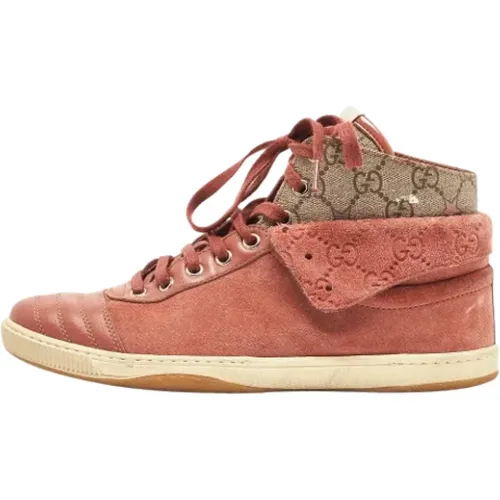 Pre-owned Canvas sneakers , female, Sizes: 5 UK - Gucci Vintage - Modalova