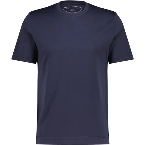 T-Shirt aus Baumwolle , Herren, Größe: 3XL - Fedeli - Modalova