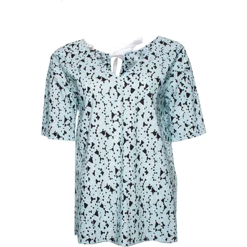Cotton poplin blouse with open back , female, Sizes: S - Marni Pre-owned - Modalova