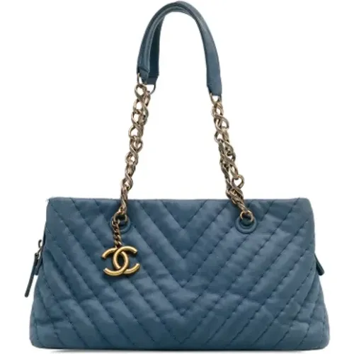 Pre-owned Leather totes , female, Sizes: ONE SIZE - Chanel Vintage - Modalova