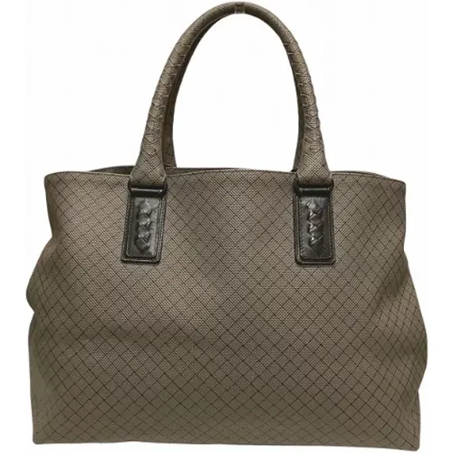 Pre-owned Canvas totes , female, Sizes: ONE SIZE - Bottega Veneta Vintage - Modalova