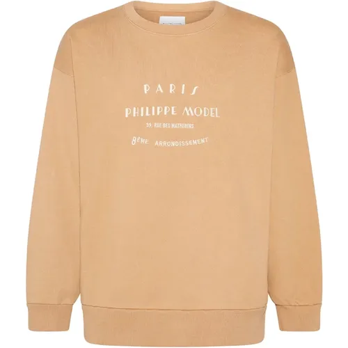 Sweatshirt , Herren, Größe: S - Philippe Model - Modalova