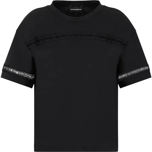 Stilvolle T-Shirts und Polos , Damen, Größe: 2XL - Emporio Armani - Modalova