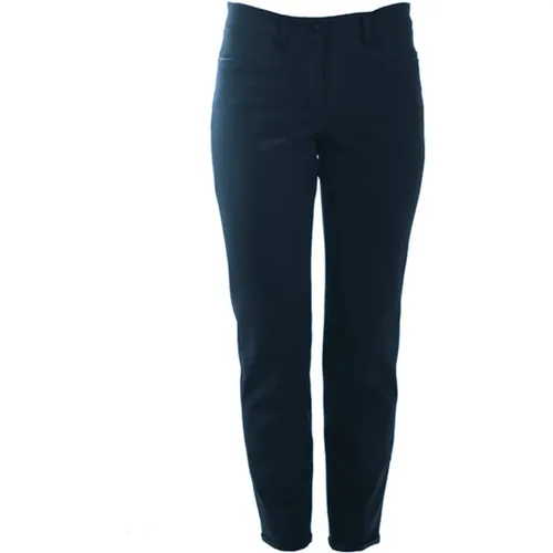 Dunkelblaue Business Chinos Hose , Damen, Größe: 2XL - CAMBIO - Modalova