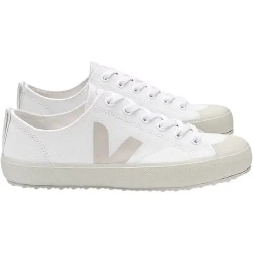 White Logo Sneakers , female, Sizes: 5 UK, 4 UK, 3 UK, 6 UK, 7 UK - Veja - Modalova