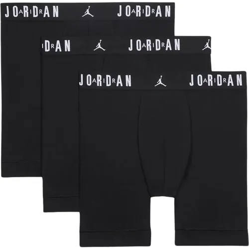 Schwarzes Herren Boxer-Set mit Logo-Streifen , Herren, Größe: M - Jordan - Modalova