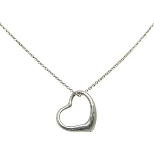 Pre-owned Silver necklaces , female, Sizes: ONE SIZE - Tiffany & Co. Pre-owned - Modalova