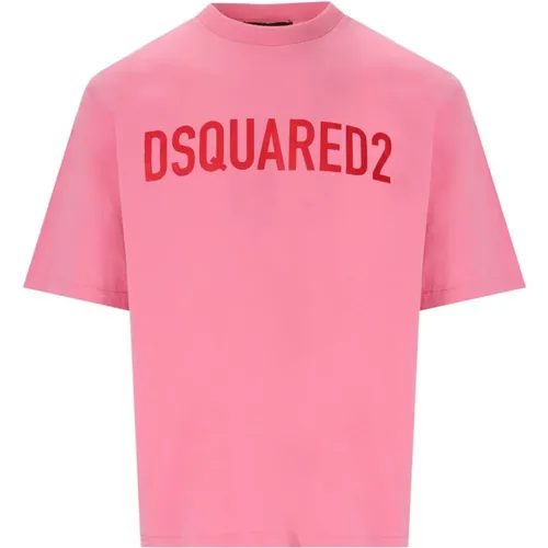 Loose FIT T-Shirt , male, Sizes: S, M - Dsquared2 - Modalova