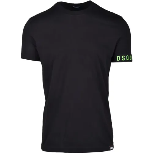 Baumwolle Elastan Unterwäsche T-shirt , Herren, Größe: XL - Dsquared2 - Modalova