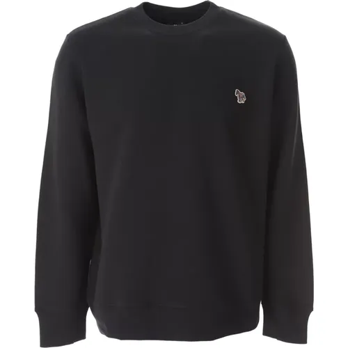 Schwarzer Zebra Logo Sweatshirt , Herren, Größe: 2XL - PS By Paul Smith - Modalova