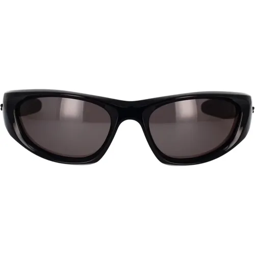 Sporty Wraparound Sunglasses Bv1184S 001 , unisex, Sizes: 58 MM - Bottega Veneta - Modalova