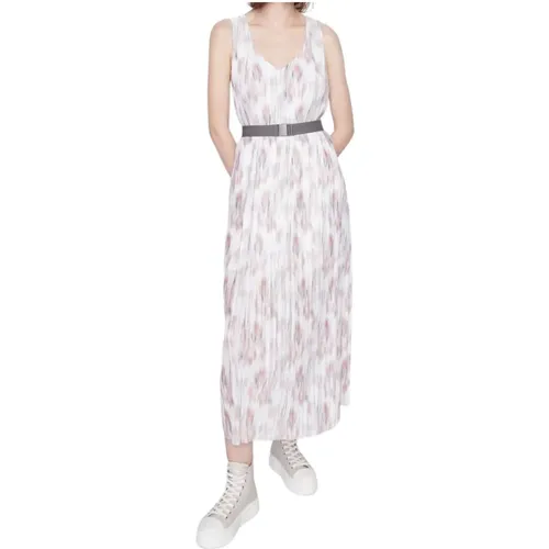 Long Dress , female, Sizes: M, S, XS, 2XS - Armani Exchange - Modalova