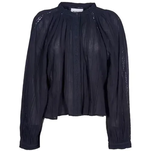 Cotton Blend Button-Up Shirt , female, Sizes: M, L - Isabel Marant Étoile - Modalova