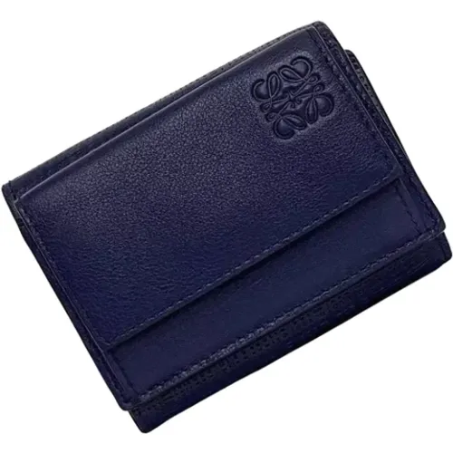 Pre-owned Leather wallets , female, Sizes: ONE SIZE - Loewe Pre-owned - Modalova