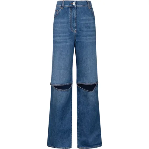 Cut Out Denim Jeans , female, Sizes: S - JW Anderson - Modalova