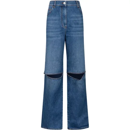 Cut Out Denim Jeans , female, Sizes: XS, S - JW Anderson - Modalova