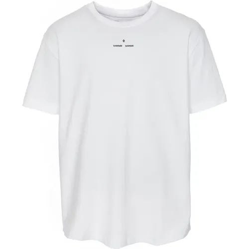 Casual T-Shirt mit Label-Print - Samsøe Samsøe - Modalova